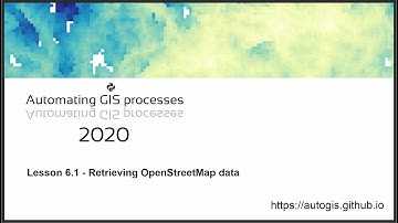 AutoGIS 2020 Lesson 6.1 - Retrieving OpenStreetMap data