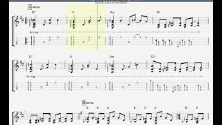 &quot;The Doors - Waiting For The Sun&quot; Ukulele Finger Style Score &amp; Tab