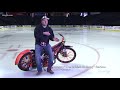 Motorcycles race on ice in Everett