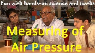 Measuring of Air Pressure | English