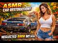 ASMR Car Restoration | Vintage Blue BMW Full Revival