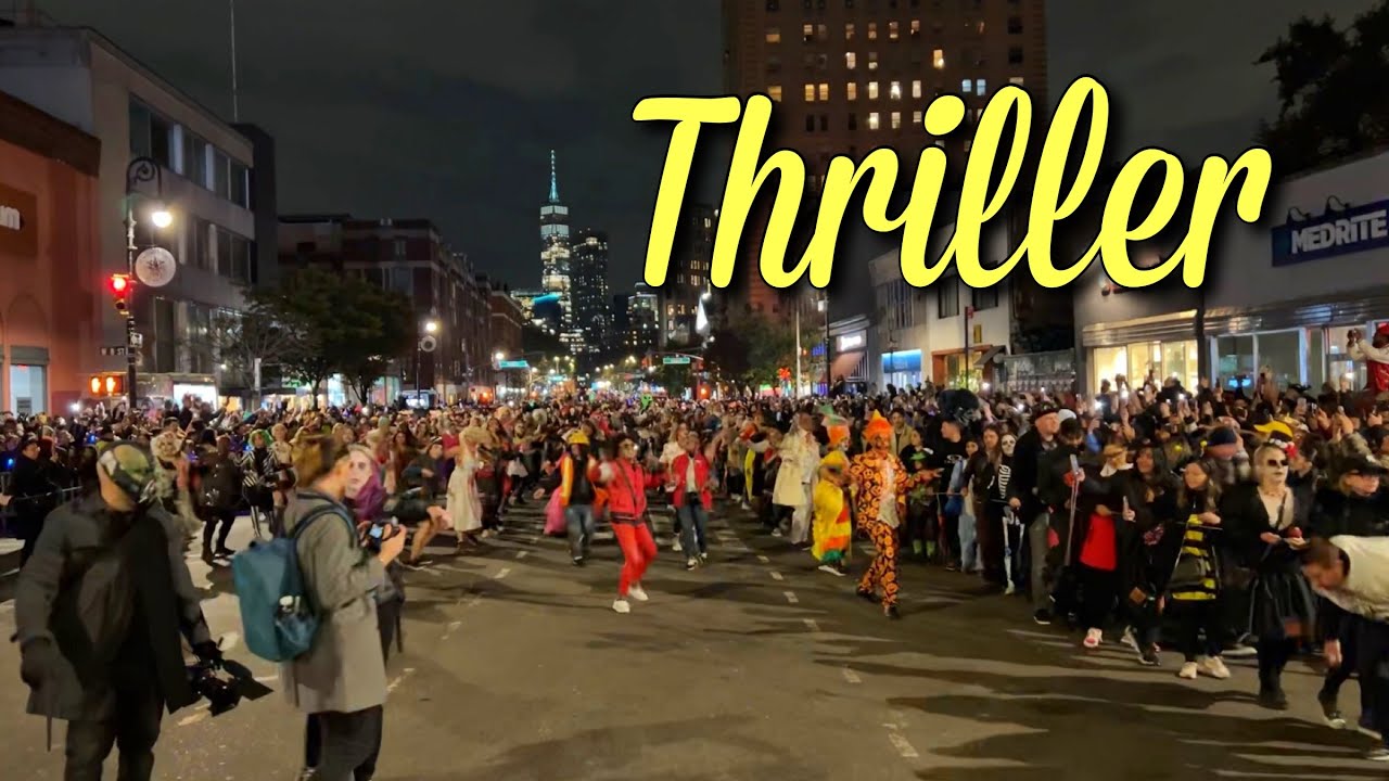 Thriller' de Michael Jackson reúne multidão em flashmob na cidade de Nova  York