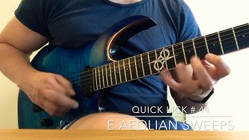 Quick Lick #44: E Aeolian Sweeps