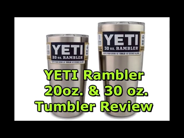 YETI RAMBLER 30oz TUMBER REVIEW - Key Features Of This Popular YETI Rambler  Up Close [2021] 
