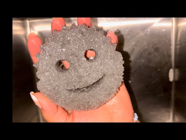 Scrub daddy holder #asmrsounds #asmr #satisfying #scrubdaddy #kitchen # sponge 