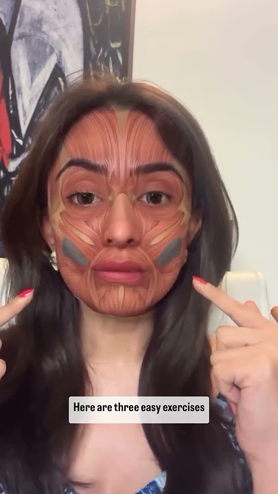 Easy Exercise To Get A Natural Face Lift #Faceyoga #Skincare #antiaging