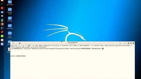 Kali linux - trace someone location and spy.