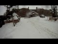 Skiing to the front door of the hotel