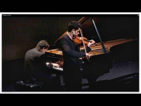 J. BRAHMS VIOLIN SONATA 3 mvmt 4 EUGENE UGORSKI KONSTANTIN LIFSCHITZ