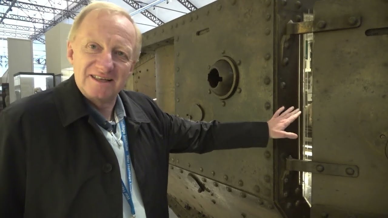 Mark IV Tank and Rare T13 in Original Condition at Belgian