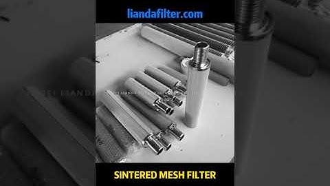 Sintered wire mesh filter elements slideshow #sinteredmesh #ssfilter
