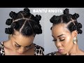 How To: BANTU KNOTS TUTORIAL / Tupo1