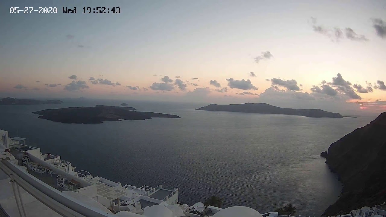 Santorini Sunset Video 27 May 2020 Youtube