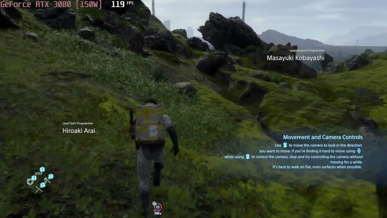 🎮 NVIDIA GeForce RTX 3080 [Laptop, 150W] - Death Stranding gameplay benchmarks (1080p)