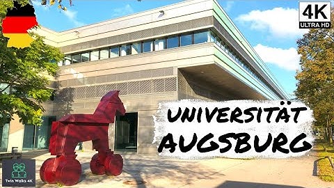 🇩🇪 UNIVERSITY OF AUGSBURG | Part 2 | Campus Neue Universität | Walking Tour | 4K