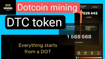Dotcoin || Dotcoin mining || DTC token || dot coin new update || Dotcoin wallet connect