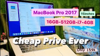 MacBook Pro 2017, 16GB-512GB-i7-4GB, 15inches