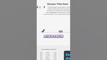 Google Chrome Dinosaur Game... but RTX is ON 🦖🚀