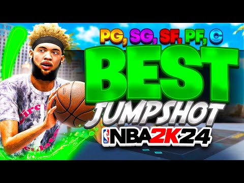 I Found The Most BROKEN JUMPSHOT IN NBA 2K24... BEST JUMPSHOT NBA 2K24! BEST JUMPSHOT 2K24!