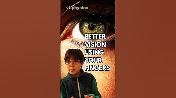 Focus your vision using just your hand #physics #science