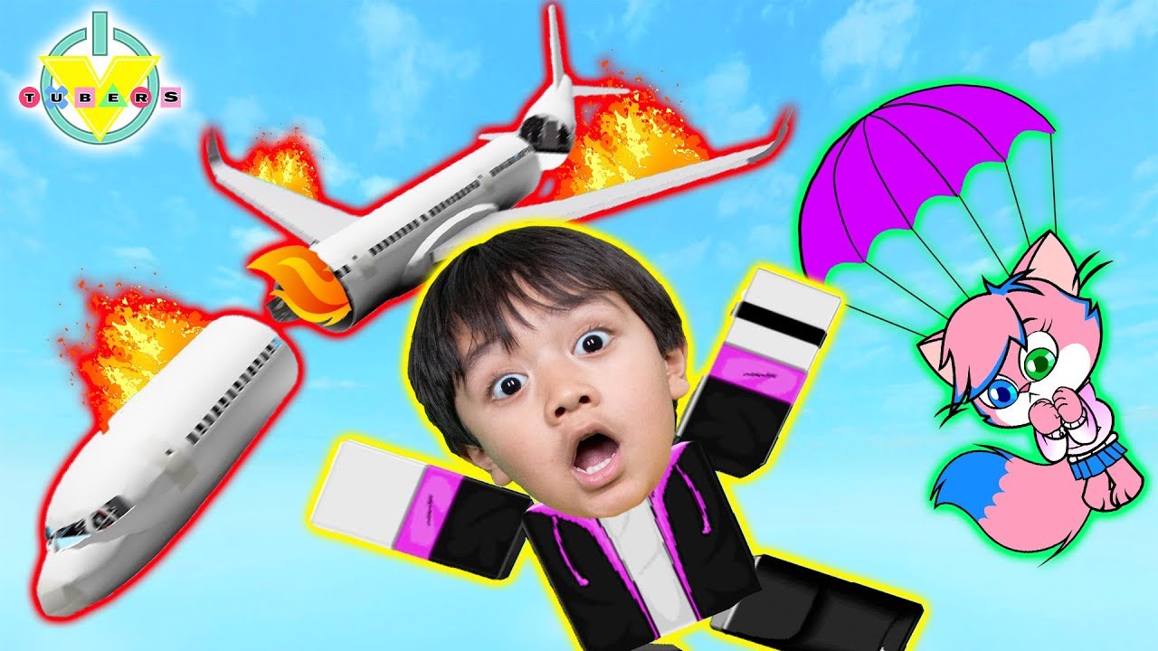 We Jumped From The Plane Roblox Escape The Plane Crash Obby Let S Play With Ryan Vs Alpha Lexa Youtube - download ryan escaped the flood in roblox lets play flood