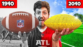 We Made the Worlds FIRST Airless Football! (Ft. YoBoy Pizza!)