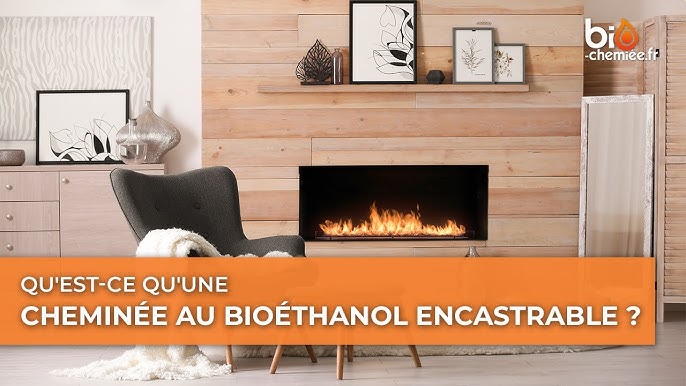 Cheminée Bio Ethanol Télécommandée Moderne, Design & Intelligente AFIRE 