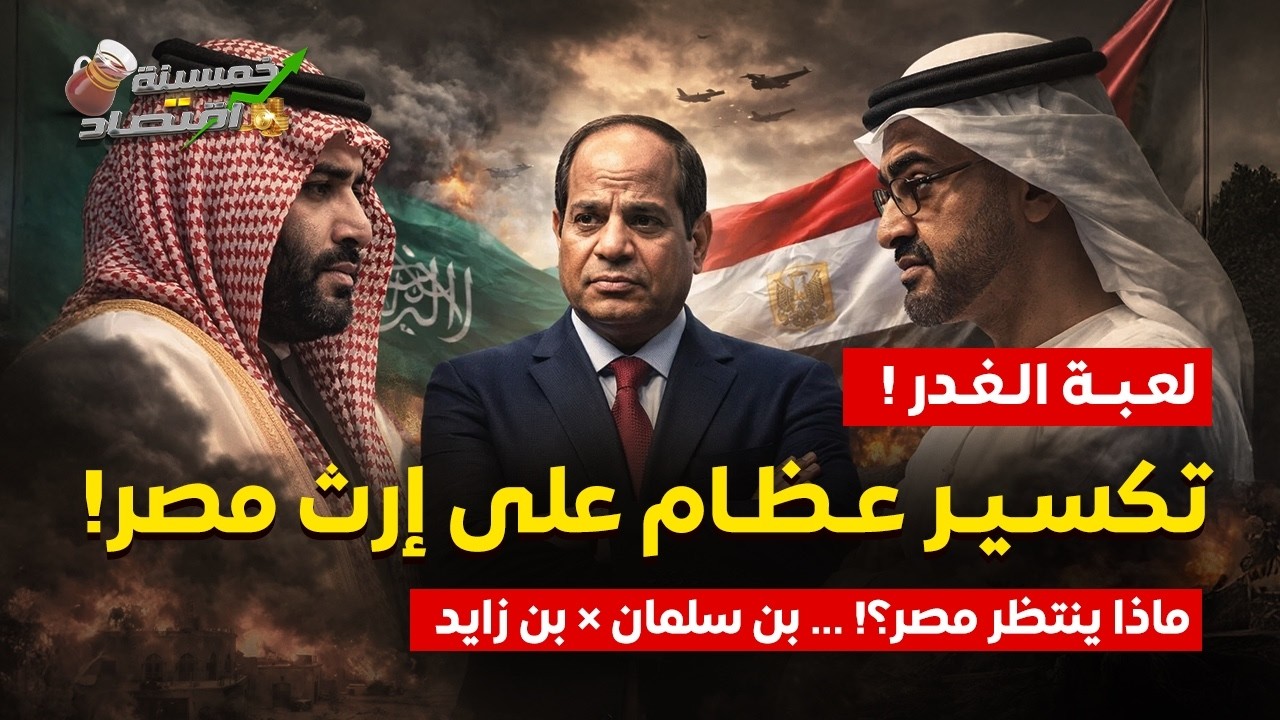 لعبة الـغـ.در..ماذا ينتظر مصر؟! بن سلمان وبن زايد تكسـ.يـر عظام على إرث مصر.ماذا يجري خلف الكواليس؟!