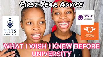 Thing’s I Wish I Knew Before University | Wits University STUDENT | Desire Semono