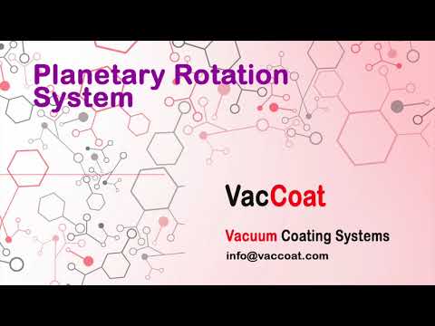 Vac Coat Sample Planetary Rotation System