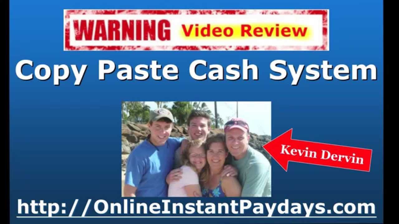 Copy Paste Cash System WARNING! Let Me Offer These Thoughts...