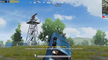 PUBG MOBILE Hacker killed me.... Death replay video