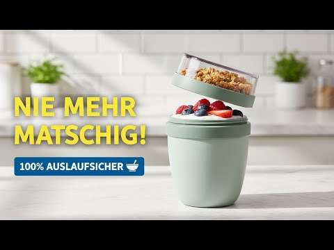 Videovorschau: Mepal Lunchpot Ellipse mini: zwei Kammern gegen matschiges Müsli
