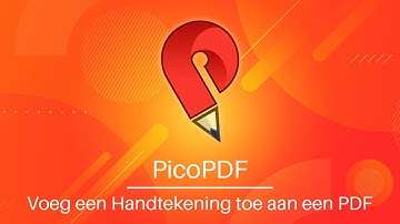 Voeg een digitale handtekening toe | PicoPDF PDF-bewerker Tutorial