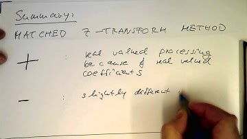 Matched z-transform: summary (0004v5)