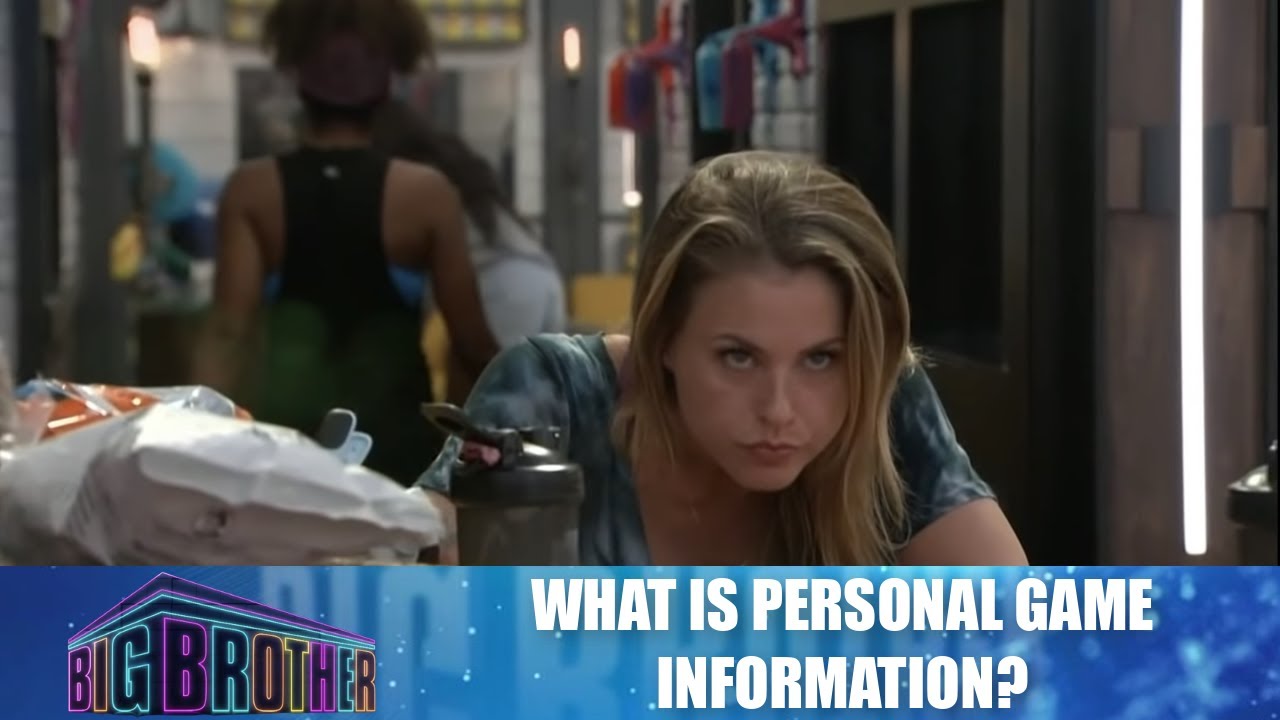 Big Brother 22 | Explaining Personal Game Information Big Brother 22 | Explaining Personal Game Information