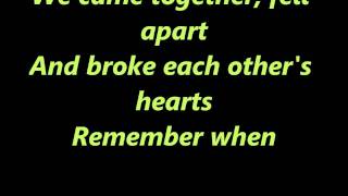 Remember When- Alan Jackson [Lyrics] chords