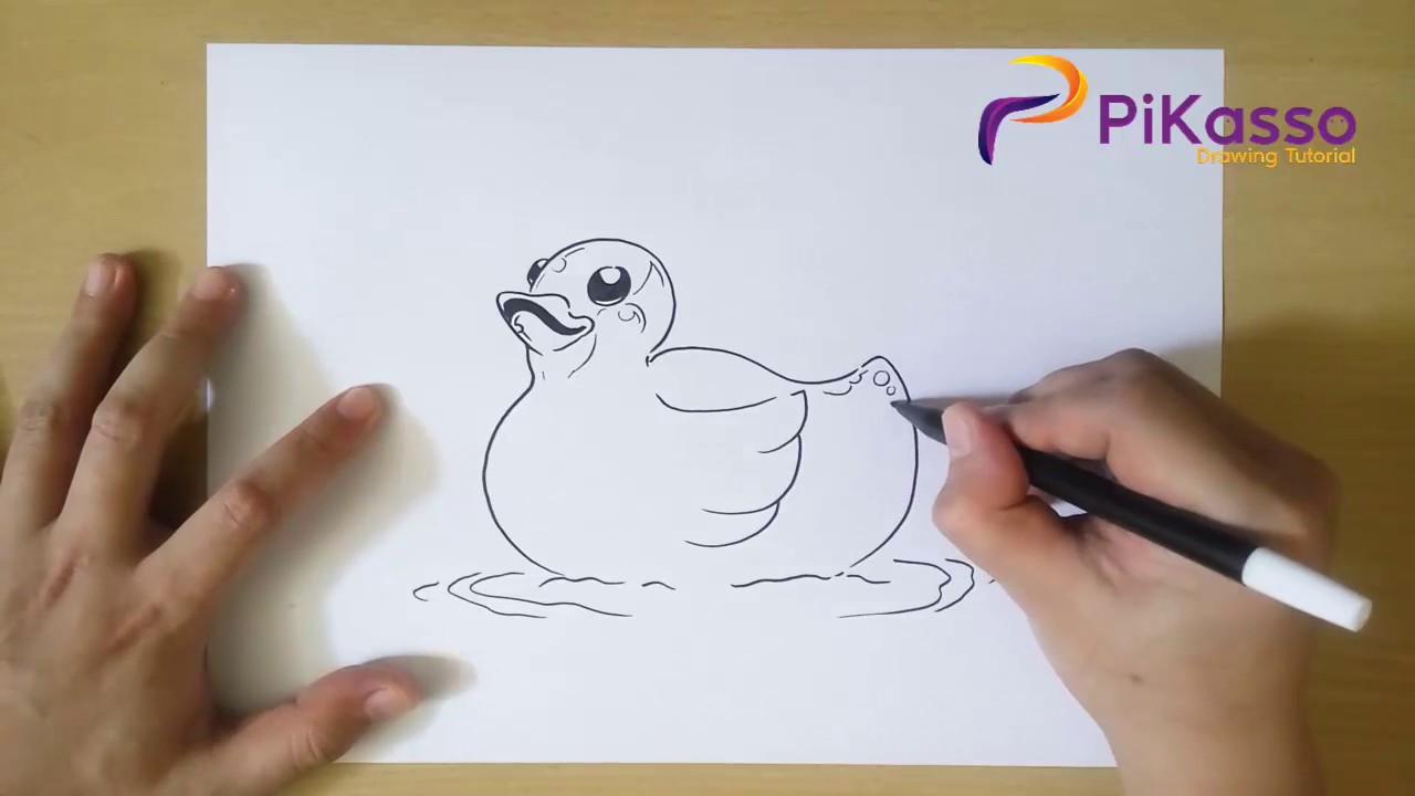 How to Draw a Rubber Ducky step by step YouTube