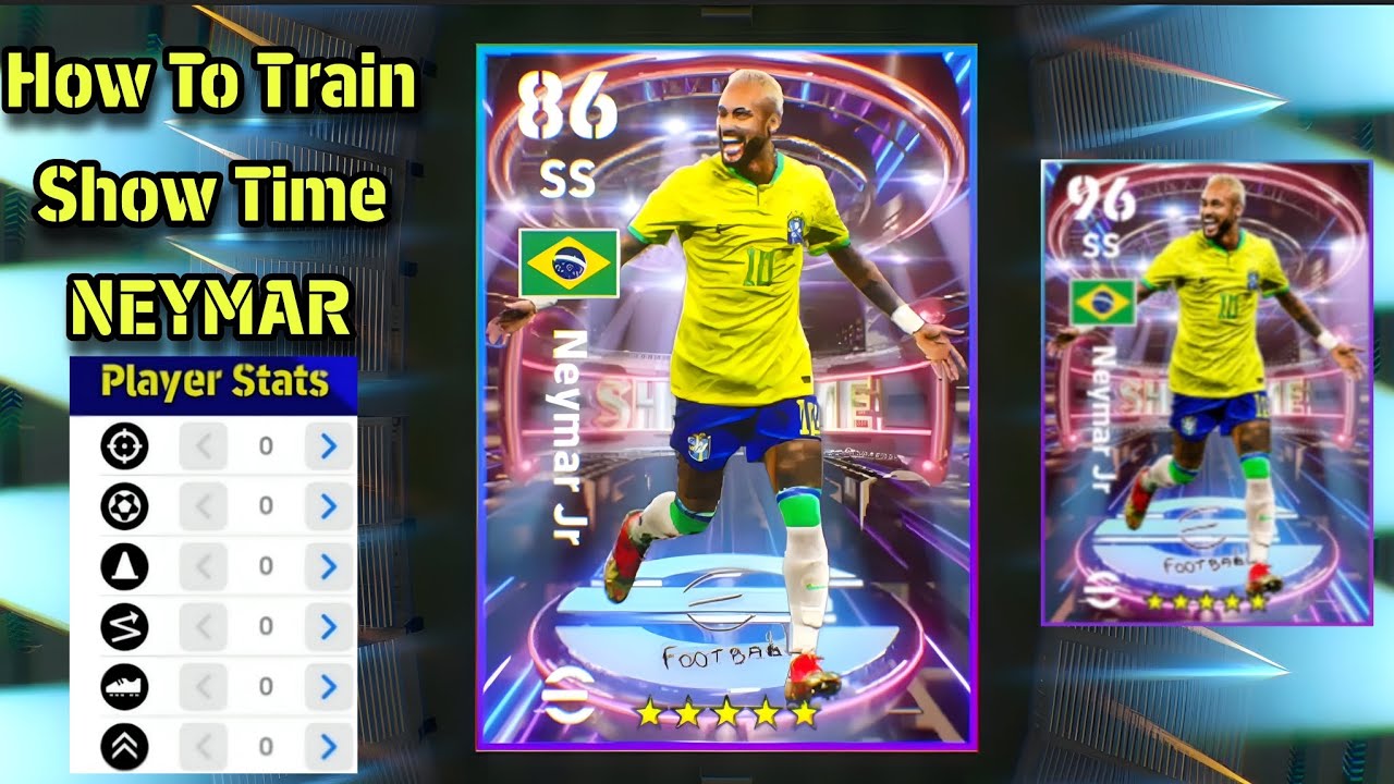 How To Train FREE ShowTime NEYMAR JR. Card in efootball 23 | 600M ...
