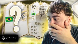 FIZEMOS UM PP DE ÍCON MOMENTS E TAMBÉM INICIAMOS O DME DO RONALDO 97 MOMENTS #16 - FIFA 21 UT - PS5