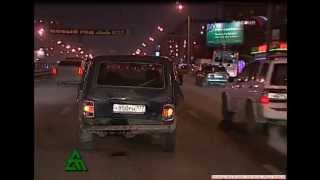 2113 VS Нива. ДТП на Проспекте мира 12.2008