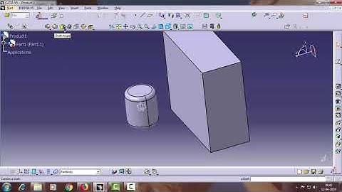 Tutorial Catia V5.....How To Use "Draft Reflect Line" Tool.