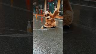 Road par Bathing🧸#shortsfeed #animation #viral #funny #cartoon #fun #shorts