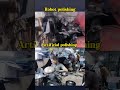The six-axis robot polishes the stainless steel basin.#welding #industry #stamping #robot #factory