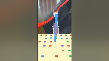 Gameplay Of Bridge Race Game Level -25  || Android Games, Gaming Video - The Prince Gaming #shorts