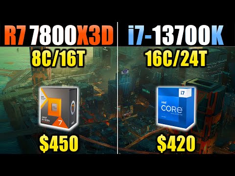 R7 7800X3D vs i7-13700K - How Much Performance Difference?