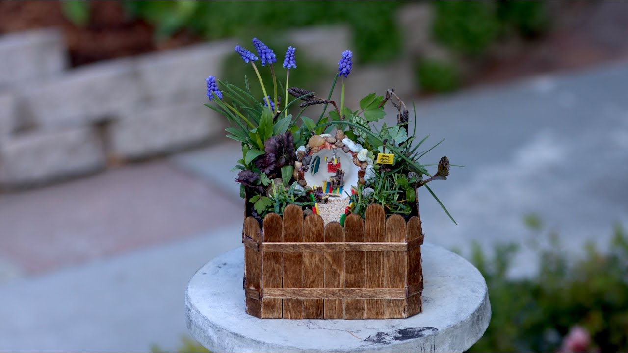Making a Miniature Garden Out of Things You Might Already Have on Hand