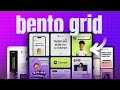 Bento ui in 3 mins  web design trend worth learning