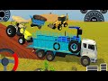 Drive JCB and Unloading Stone From Dumper in Game🔥 #gamingvideos #tractor #jcb