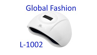 Распаковка и обзор лампа для сушки гель лака Global fashion L1002 90w аналог ламп Sun